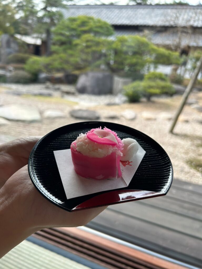 松江おしゃれカフェ　和菓子　松江城　喫茶きはる　出雲　縁結びのお菓子