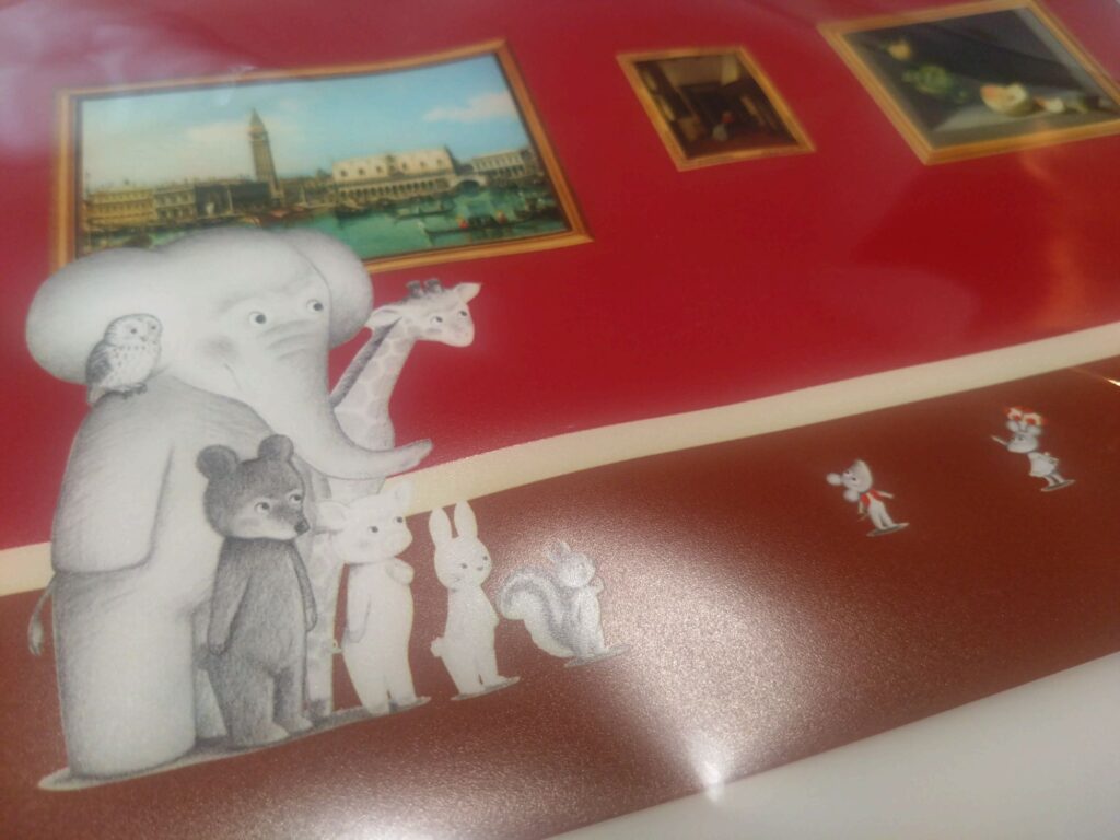 ねずみくんのチョッキとどう見る展のコラボグッズ
